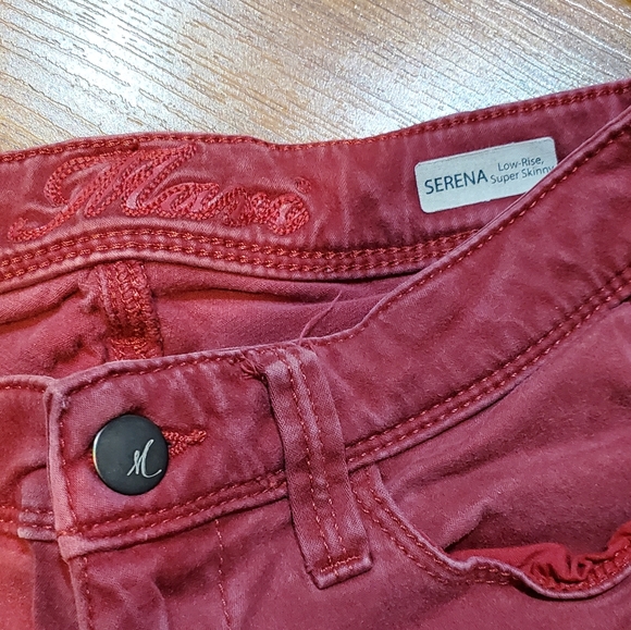 Mavi Serena Red Skinny Jeans - Picture 5 of 7